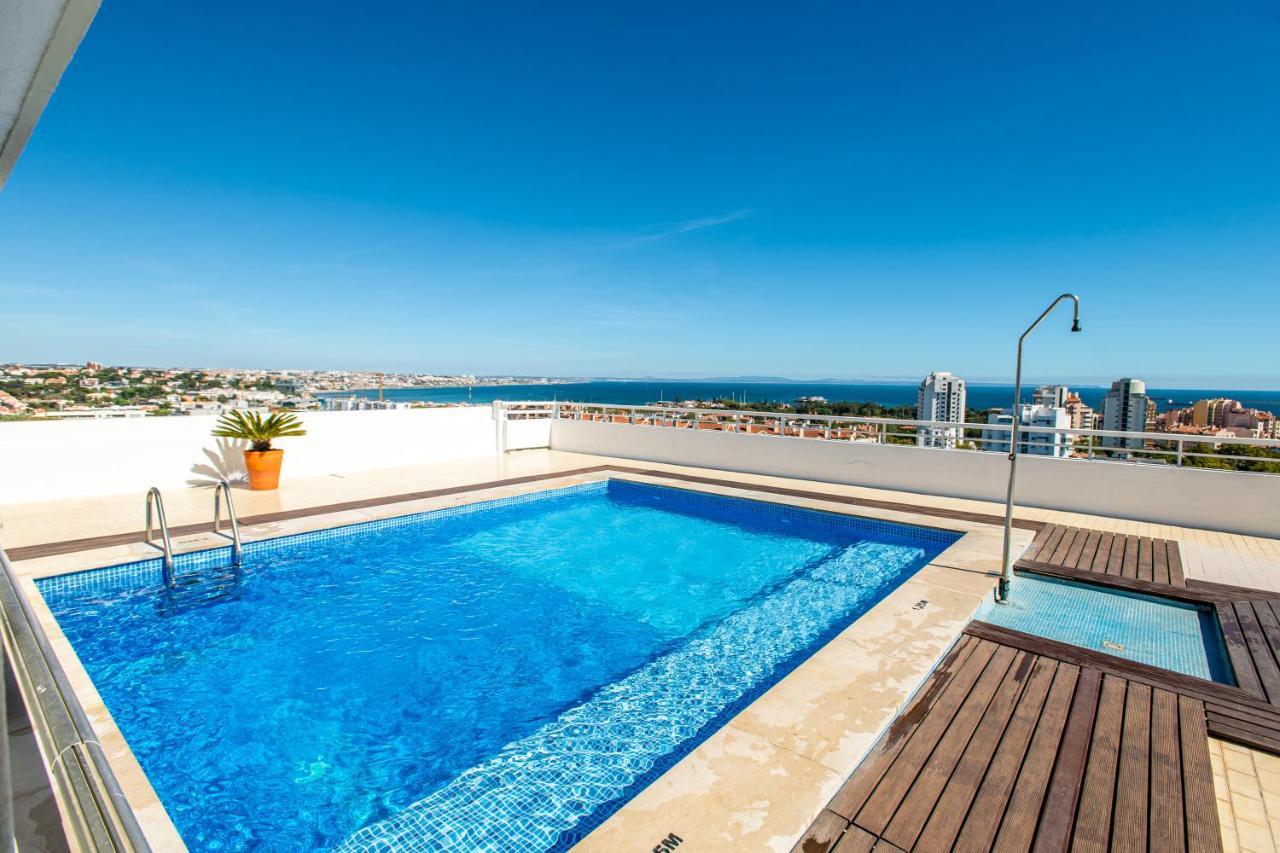 Amazing Sea View Apt With Pool Cascais - Atjoanas Eksteriør bilde