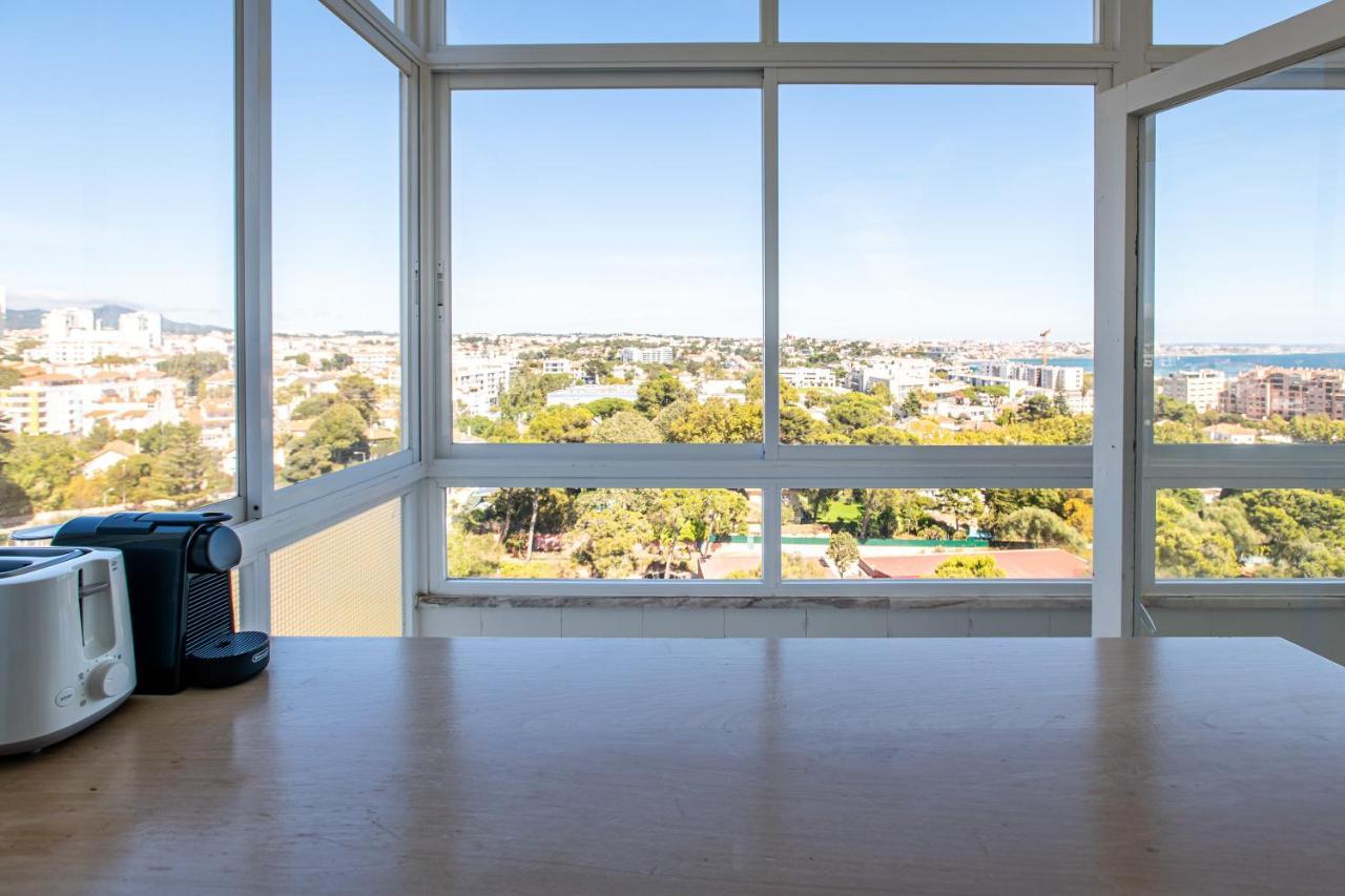 Amazing Sea View Apt With Pool Cascais - Atjoanas Eksteriør bilde