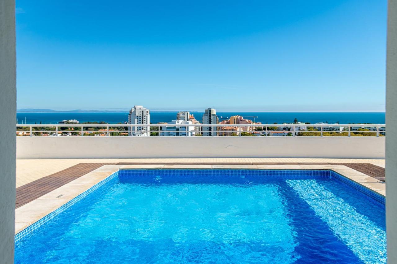 Amazing Sea View Apt With Pool Cascais - Atjoanas Eksteriør bilde
