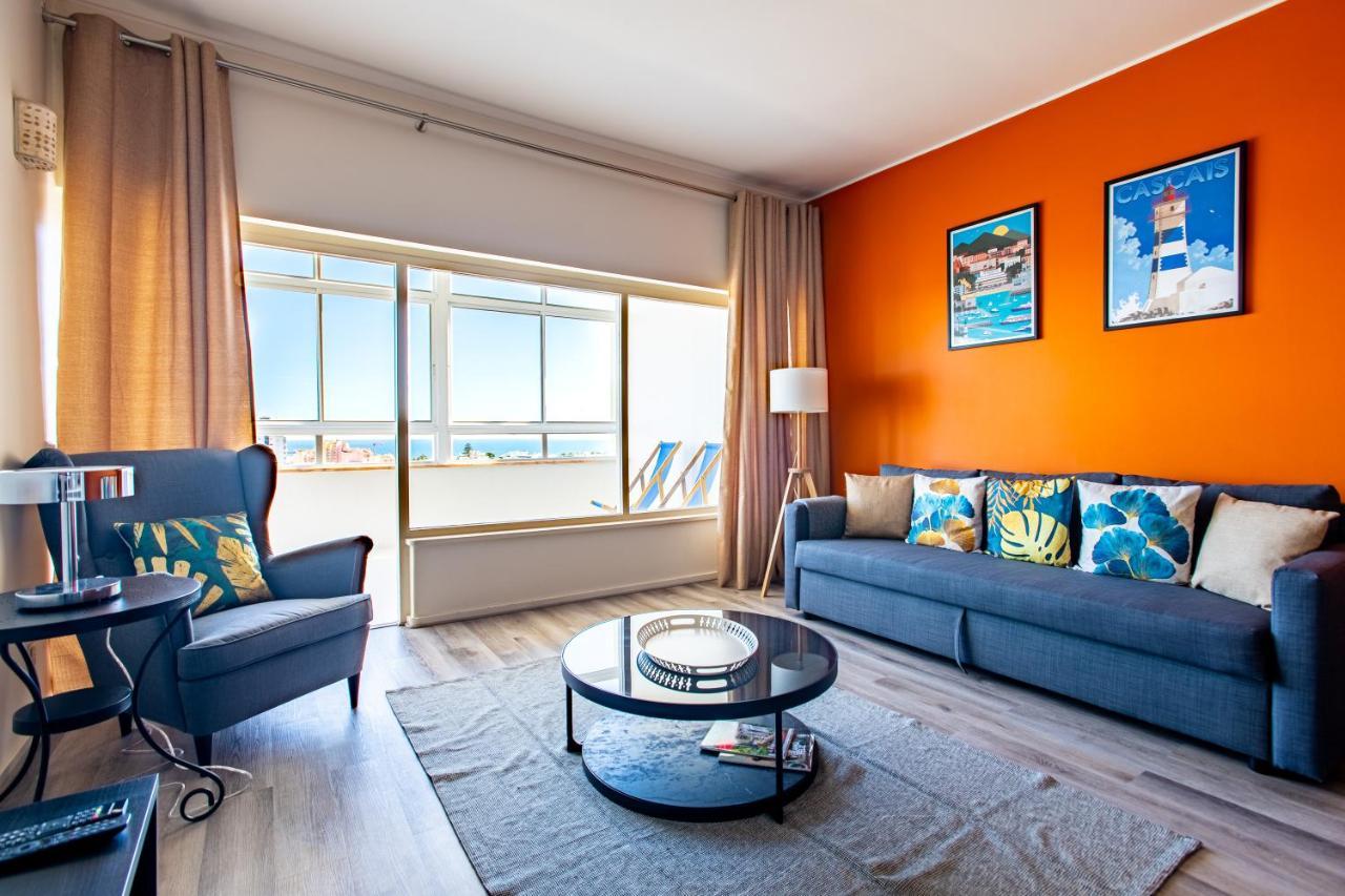 Amazing Sea View Apt With Pool Cascais - Atjoanas Eksteriør bilde