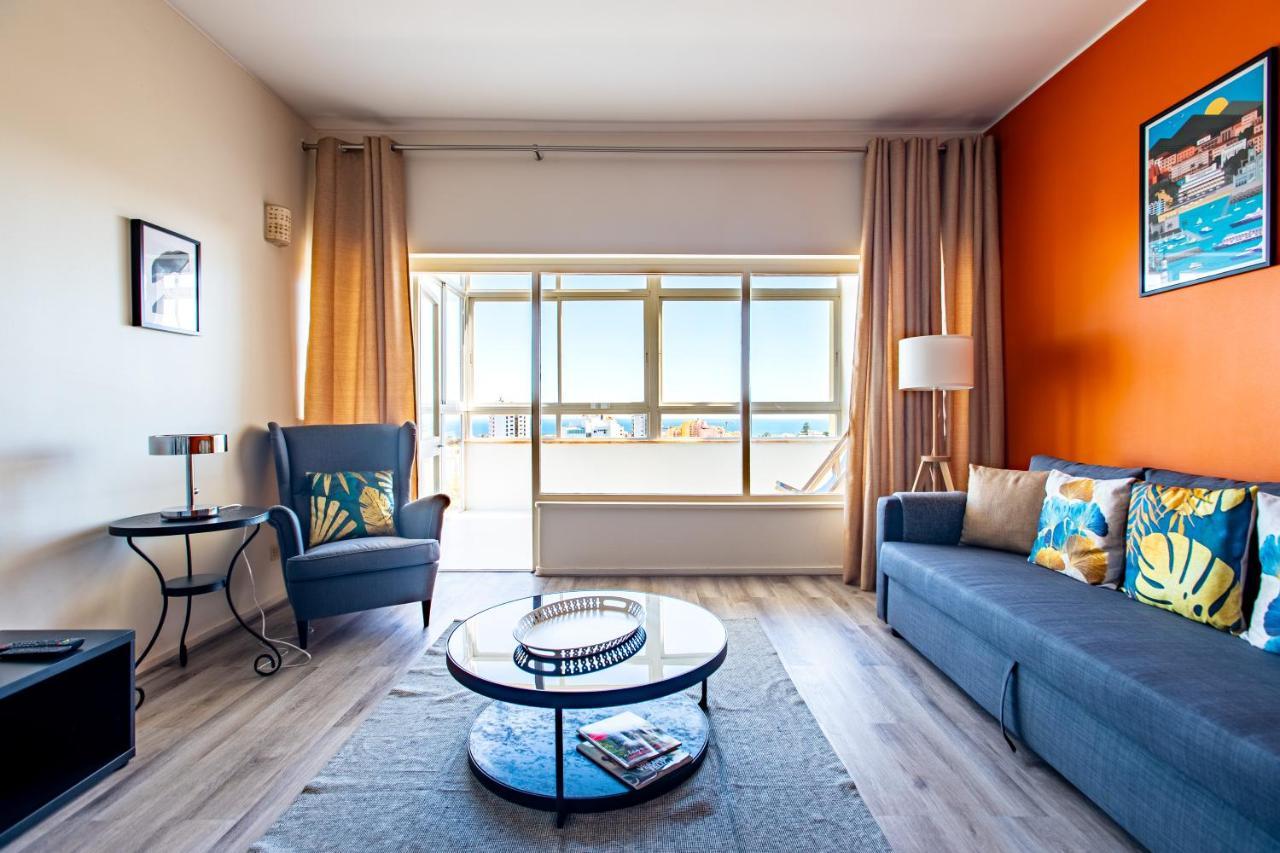 Amazing Sea View Apt With Pool Cascais - Atjoanas Eksteriør bilde